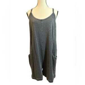 Sincerely Jules NWT Heather Gray Romper